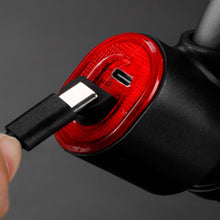 Cargar imagen en el visor de la galería, 5 Digit Codes Combination Bicycle Lock With Taillight Cycling 1.8 Meter Spiral Cable Lock - Black