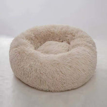 Load image into Gallery viewer, Large Pet Beds Washable Round plush kennel Calming Anti Anxiety Bed