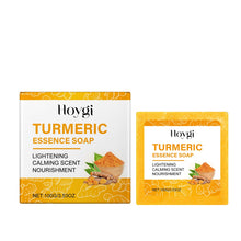 Cargar imagen en el visor de la galería, Turmeric Natural Skin Glow Dark Spots Fading Brightening Cleaning Soap