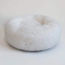 Load image into Gallery viewer, Large Pet Beds Washable Round plush kennel Calming Anti Anxiety Bed