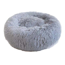 Load image into Gallery viewer, Large Pet Beds Washable Round plush kennel Calming Anti Anxiety Bed