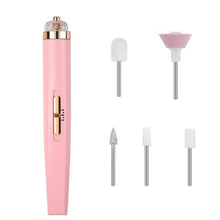 Charger l'image dans la galerie, Perceuse à ongles sans fil avec LED 5-en-1 manucure pédicure Machine ensemble polisseur à ongles électrique Rechargeable et accessoires