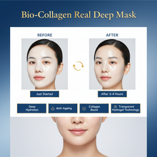 Laden Sie das Bild in den Galerie-Viewer, Bio Collagen Mask Anti-Ageing Collagen Facial Overnight Masks 4pcs