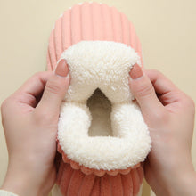Load image into Gallery viewer, FleeceFeet Winter Slippers SnowDrift Heel-Wrapped Cotton Slippers Shoes
