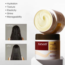 Load image into Gallery viewer, Karseell 500ml Collagen Hair Treatment Deep Repair Hair Mask for Dry Damaged Hair All Hair Type