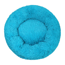Load image into Gallery viewer, Large Pet Beds Washable Round plush kennel Calming Anti Anxiety Bed