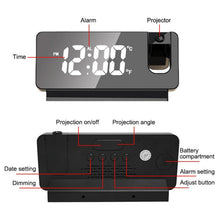 Load image into Gallery viewer, 3D Projection Alarm Clock