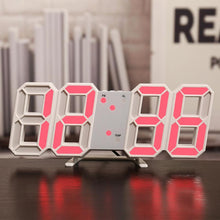 Load image into Gallery viewer, Wall Desk Shelf Digital Clock Three-Dimensional Alarm Clock Modern Home Clocks