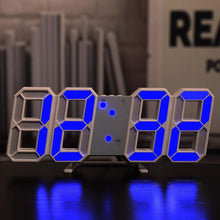 Load image into Gallery viewer, Wall Desk Shelf Digital Clock Three-Dimensional Alarm Clock Modern Home Clocks