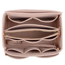 Cargar imagen en el visor de la galería, Handbag organizer Felt Insert For Bag Travel Bag Inner Make-up Organizer Fit Various Bags