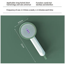 Load image into Gallery viewer, Cat Dog Automatic Hair Removal Brush Pet Germicidal Sterilizing Comb Usb Rechargeable Grooming Tool