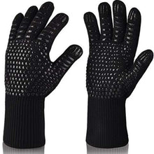Carregar imagem no visualizador da galeria, Heat-Safe Cooking Gloves Oven Mitts & Pot Holders BBQ/Grill Heat Resistant Gloves