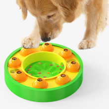 Load image into Gallery viewer, Pet Interactive Food Dispenser Increase Puppy IQ Dog Training Game Puzzle Toy Pet Slow Feeder Bowl
