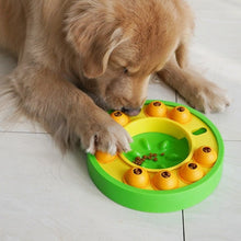 Load image into Gallery viewer, Pet Interactive Food Dispenser Increase Puppy IQ Dog Training Game Puzzle Toy Pet Slow Feeder Bowl
