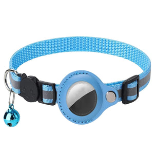 Cat Dog Reflective Collar With Tag Holder Small Animal Pendant Case Nylon Collar Pet Collars & harnesses
