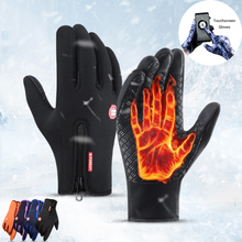 Laden Sie das Bild in den Galerie-Viewer, Winter Magic Gloves Unisex Warm Touchscreen Gloves Nonslip Splash-Proof Outdoor Sport Gloves
