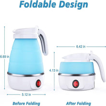 Afbeelding in Gallery-weergave laden, Foldable Electric Kettle, Mini Tea, Coffee Kettle, Collapsible Kettle For Travelling, Outdoor Hiking, Camping
