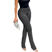 Carregar imagem no visualizador da galeria, Simple Slimming Rhinestone New Fashion Shiny Slim Fit Leggings
