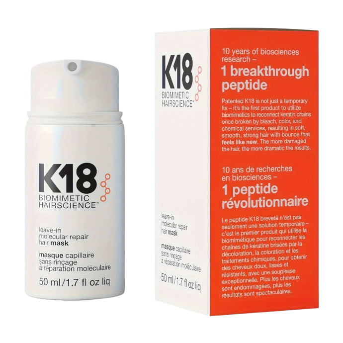 K18 Biomimetic Hairscience Molecular Repair Hair Mask-Pack Of Two (50ml)