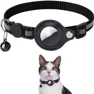 Cat Dog Reflective Collar With Tag Holder Small Animal Pendant Case Nylon Collar Pet Collars & harnesses