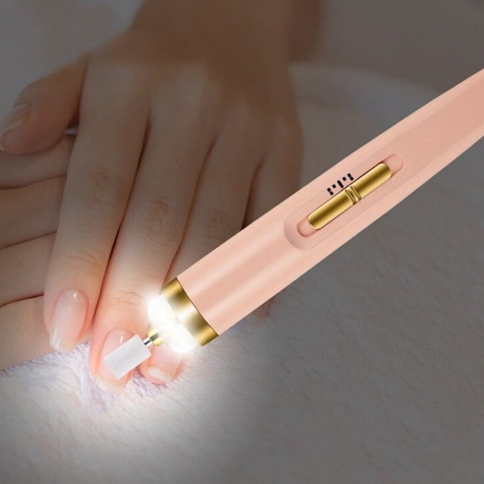 Cordless Nail Drill With LED 5-in-1 Manicure Pedicure Machine Set Rechargeable Electric Nail Polisher And Accessories