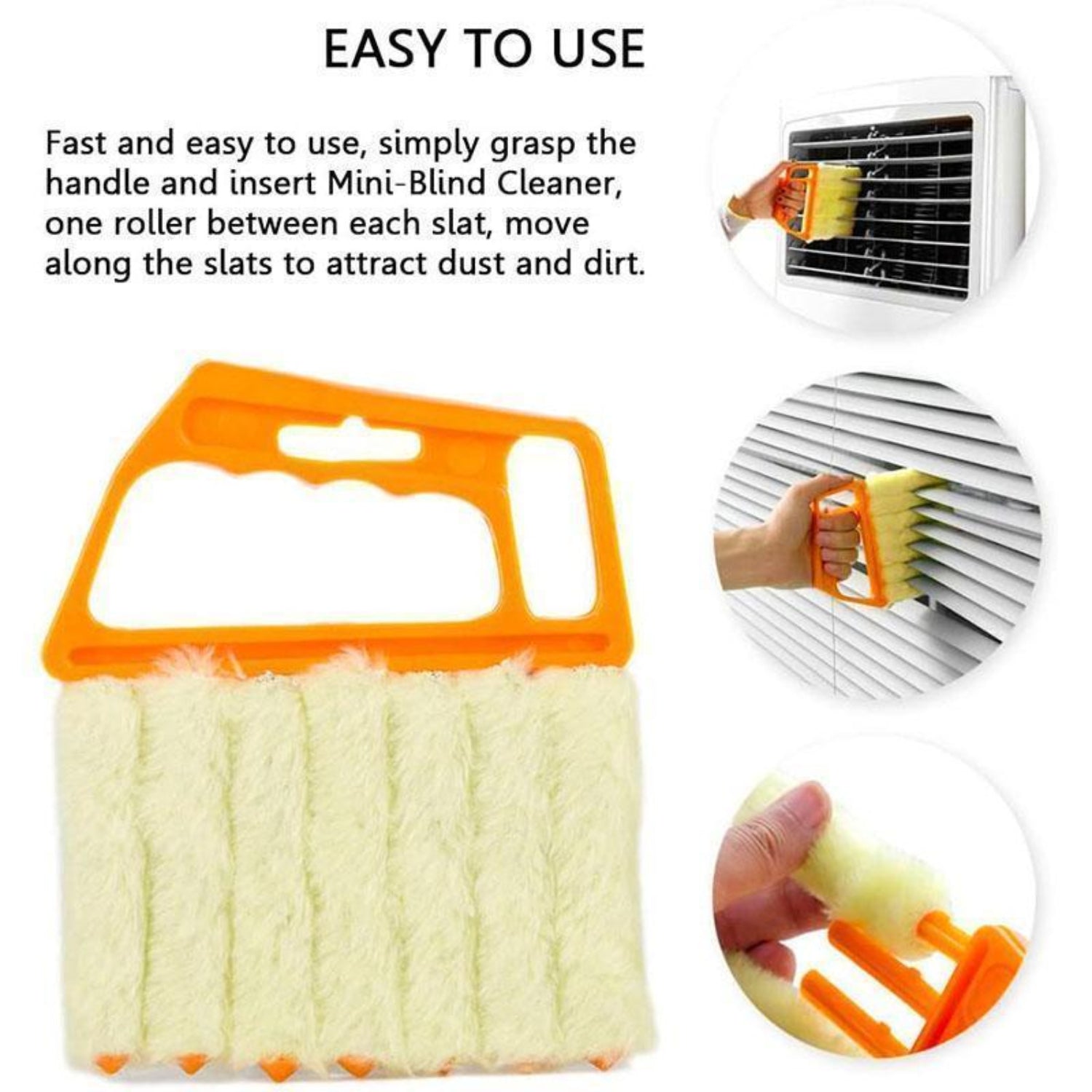 Microfibre Venetian Blind Cleaning Duster Hand | Efficient Blind Cleaner Tool