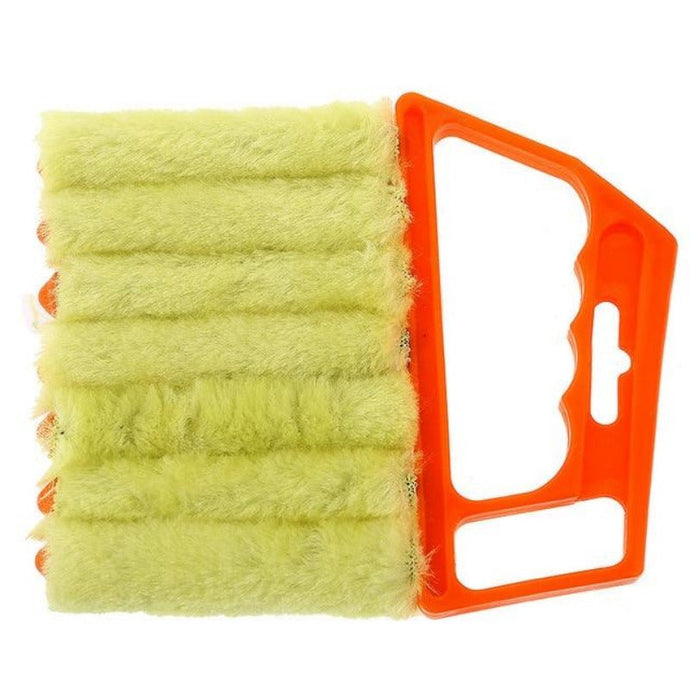 Brosse de nettoyage en microfibre douce 7 doigts pour nettoyer les stores et les volets 