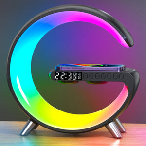 wireless phone charger with clock