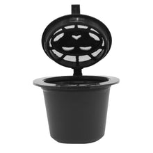 Cargar imagen en el visor de la galería, Reusable Espresso Capsules - Nespresso Coffee Pods - Black With Spoon And Brush
