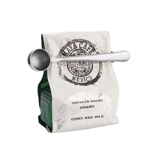 Coffee Measuring Scoop Two-in-one Stainless Steel Measuring Coffee Scoop And Bag Clipper