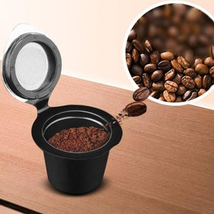Espresso Coffee Reusable Capsules [Upgraded Version]