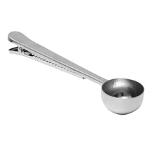 Carregar imagem no visualizador da galeria, Coffee Measuring Scoop Two-in-one Stainless Steel Measuring Coffee Scoop And Bag Clipper
